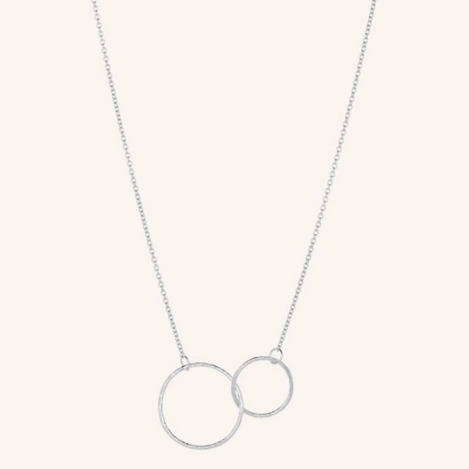 Double Plain Necklace In Silver By Pernille Corydon 6908